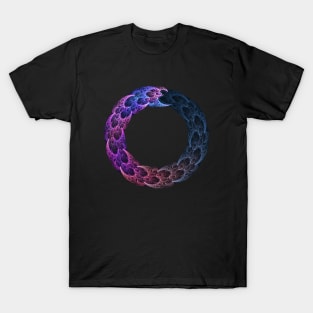 Circle Replication - Black Background T-Shirt